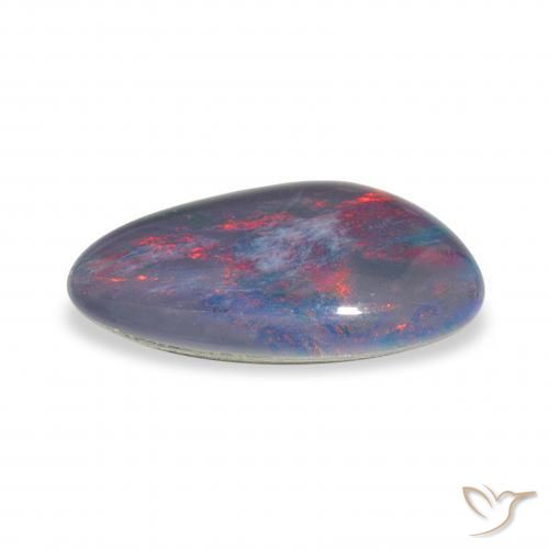 Triplet d'opale Multicolore naturelle Fantaisie, 3.21 ct, Opaque