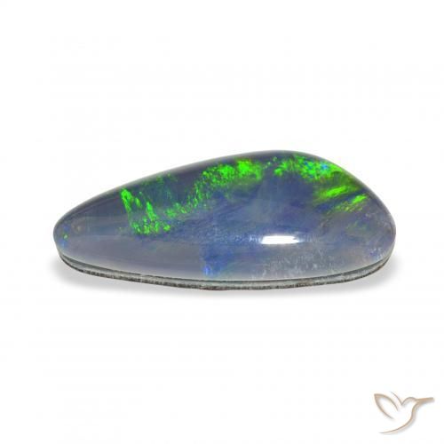 Triplet d'opale Multicolore naturelle Fantaisie, 4.24 ct, Opaque