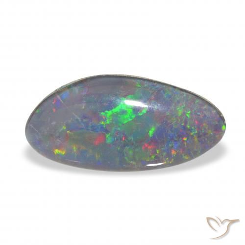 3.28ct Multicolore Triplet d'opale, Fantaisie, Opaque