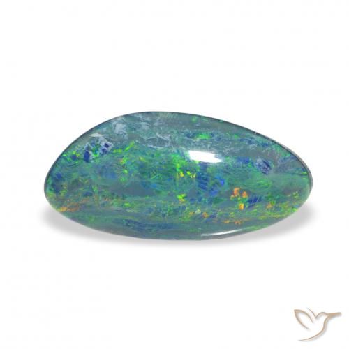 2.38ct Multicolore Triplet d'opale, Fantaisie, Opaque