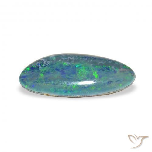 Triplet d'opale Multicolore naturelle Fantaisie, 2.38 ct, Opaque