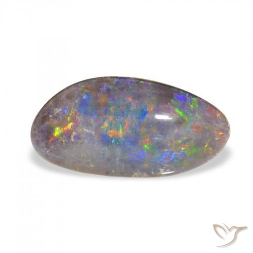 3.72ct Multicolore Triplet d'opale, Fantaisie, Opaque