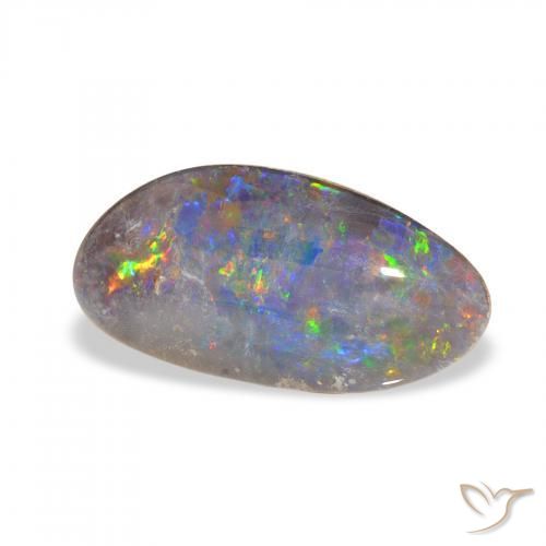 Triplet d'opale Multicolore naturelle Fantaisie, 3.72 ct, Opaque