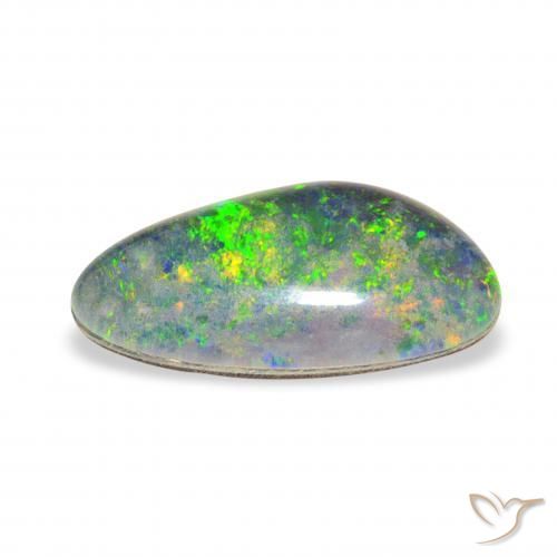 Triplet d'opale Multicolore naturelle Fantaisie, 3.81 ct, Opaque
