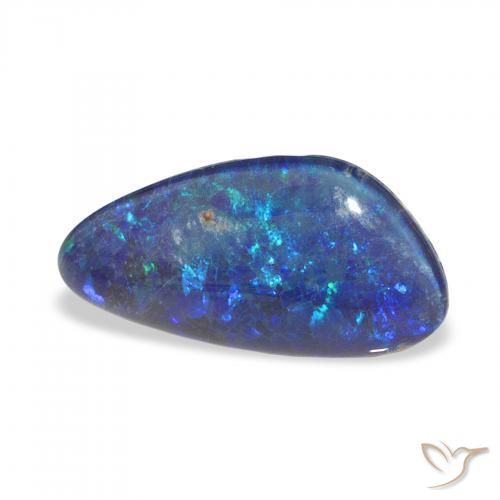 Triplet d'opale Multicolore naturelle Fantaisie, 3.90 ct, Opaque