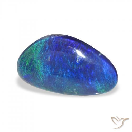 Triplet d'opale Multicolore naturelle Fantaisie, 4.43 ct, Opaque