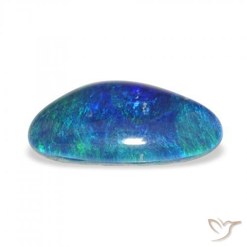 Triplet d'opale Multicolore naturelle Fantaisie, 4.43 ct, Opaque