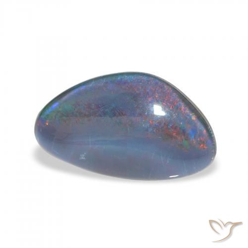 Triplet d'opale Multicolore naturelle Fantaisie, 4.06 ct, Opaque
