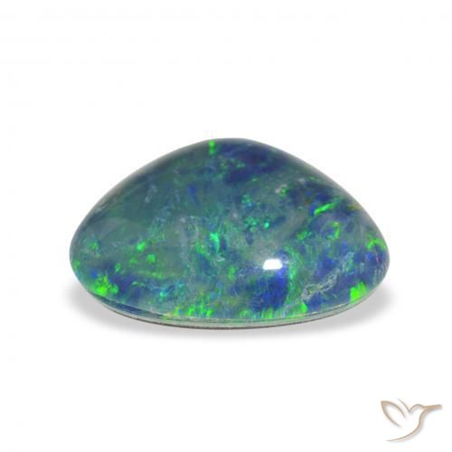 Triplet d'opale Multicolore naturelle Fantaisie, 4.05 ct, Opaque