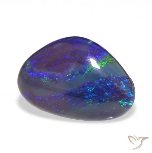 Triplet d'opale Multicolore naturelle Fantaisie, 7.24 ct, Opaque
