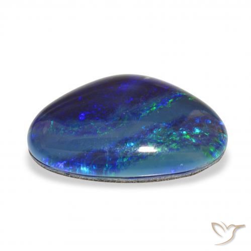 Triplet d'opale Multicolore naturelle Fantaisie, 7.24 ct, Opaque