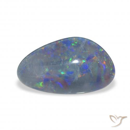 3.26ct Multicolore Triplet d'opale, Fantaisie, Opaque
