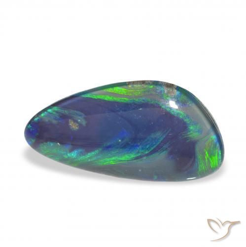 Triplet d'opale Multicolore naturelle Fantaisie, 3.63 ct, Opaque