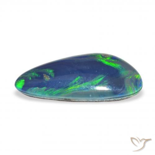 Triplet d'opale Multicolore naturelle Fantaisie, 3.63 ct, Opaque