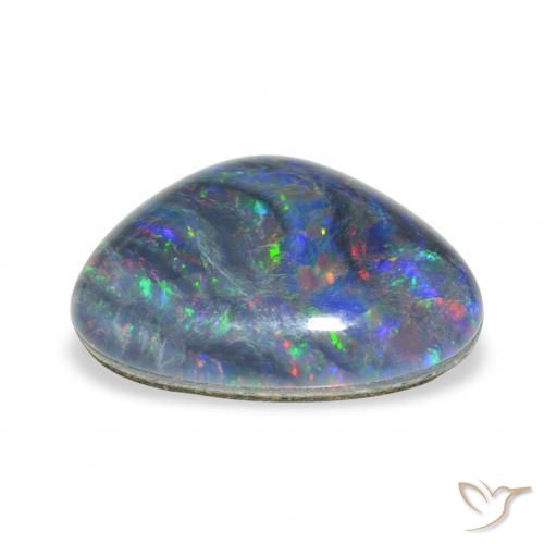 Triplet d'opale Multicolore naturelle Fantaisie, 4.27 ct, Opaque