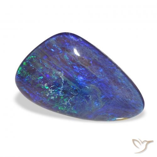 Triplet d'opale Multicolore naturelle Fantaisie, 5.49 ct, Opaque
