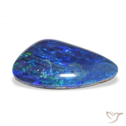 Triplet d'opale Multicolore naturelle Fantaisie, 5.49 ct, Opaque