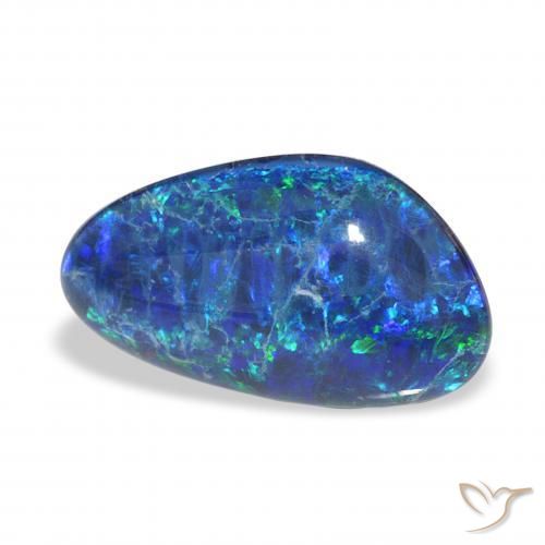 Triplet d'opale Multicolore naturelle Fantaisie, 3.67 ct, Opaque