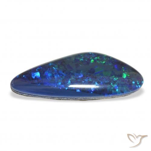 Triplet d'opale Multicolore naturelle Fantaisie, 7.68 ct, Opaque