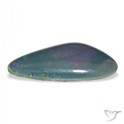 Triplet d'opale Multicolore naturelle Fantaisie, 7.38 ct, Opaque