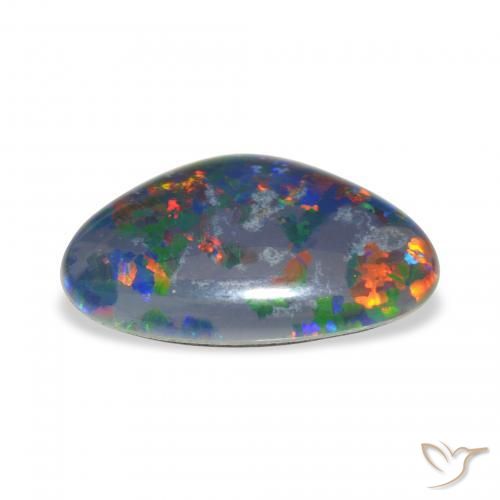 Triplet d'opale Multicolore naturelle Fantaisie, 6.50 ct, Opaque