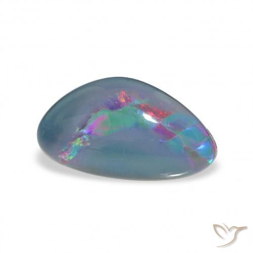 Triplet d'opale Multicolore naturelle Fantaisie, 2.07 ct, Opaque