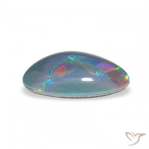 Triplet d'opale Multicolore naturelle Fantaisie, 2.07 ct, Opaque