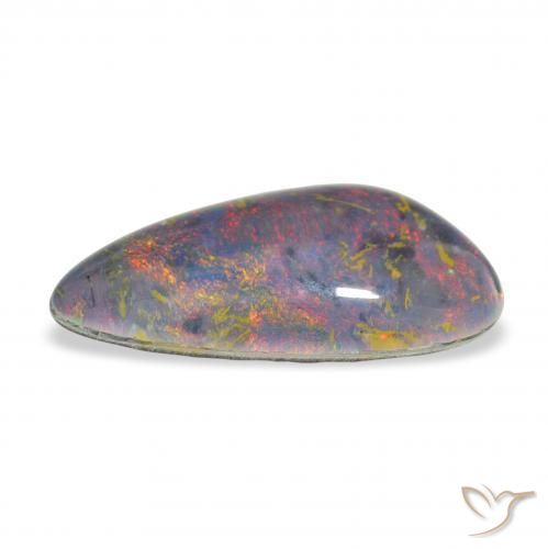 Triplet d'opale Multicolore naturelle Fantaisie, 4.21 ct, Opaque