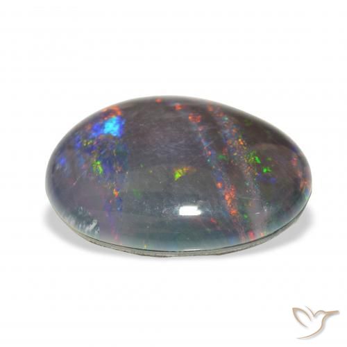 Triplet d'opale Multicolore naturelle Fantaisie, 9.45 ct, Opaque