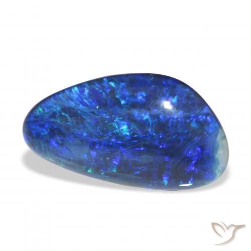 Triplet d'opale Multicolore naturelle Fantaisie, 8.90 ct, Opaque