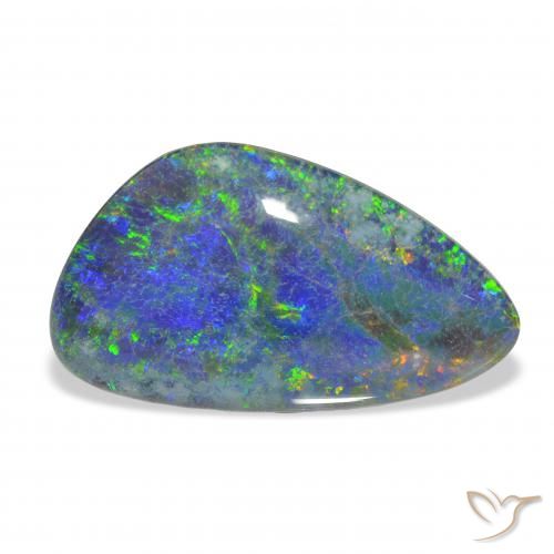 7.02ct Multicolore Triplet d'opale, Fantaisie, Opaque