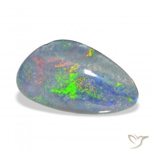 Triplet d'opale Multicolore naturelle Fantaisie, 7.52 ct, Opaque