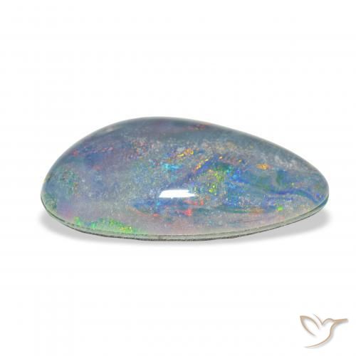 Triplet d'opale Multicolore naturelle Fantaisie, 7.52 ct, Opaque