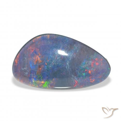 Triplet d'opale Multicolore naturelle Fantaisie, 8.19 ct, Opaque