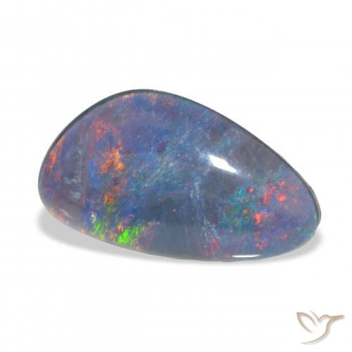Triplet d'opale Multicolore naturelle Fantaisie, 8.19 ct, Opaque