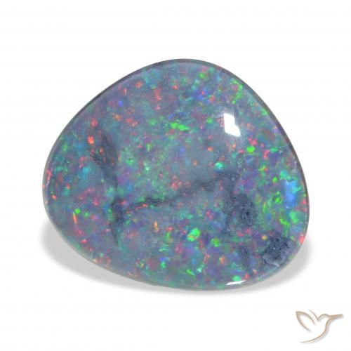 Triplet d'opale Multicolore naturelle Fantaisie, 8.55 ct, Opaque