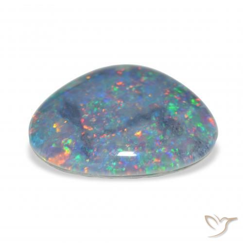 Triplet d'opale Multicolore naturelle Fantaisie, 8.55 ct, Opaque
