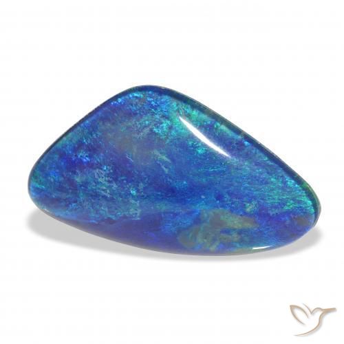Triplet d'opale Multicolore naturelle Fantaisie, 11.40 ct, Opaque