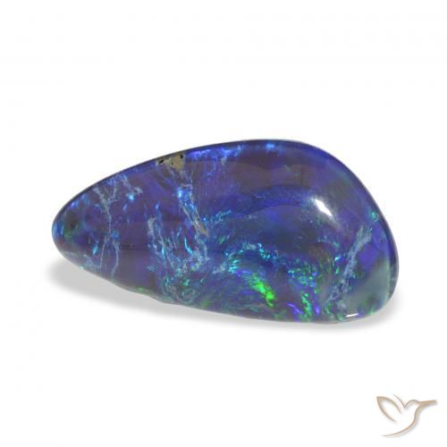 Triplet d'opale Multicolore naturelle Fantaisie, 4.18 ct, Opaque