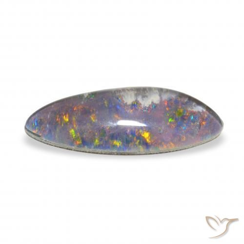 Triplet d'opale Multicolore naturelle Fantaisie, 2.41 ct, Opaque