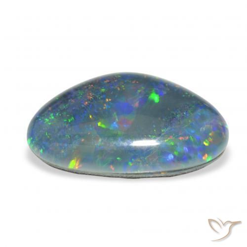 Triplet d'opale Multicolore naturelle Fantaisie, 7.15 ct, Opaque