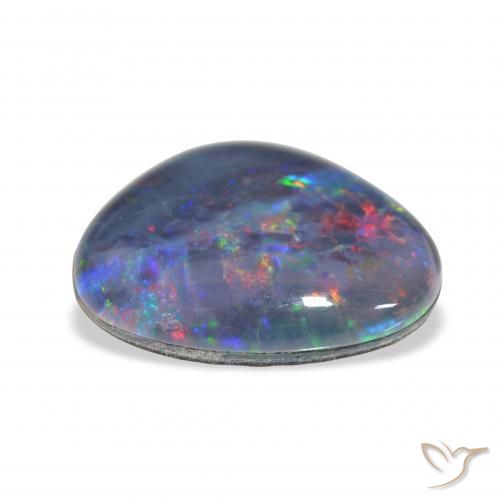 Triplet d'opale Multicolore naturelle Fantaisie, 8.62 ct, Opaque