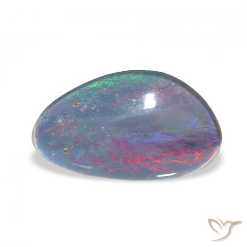 Triplet d'opale Multicolore naturelle Fantaisie, 3.54 ct, Opaque