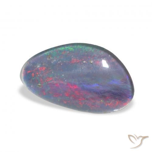 Triplet d'opale Multicolore naturelle Fantaisie, 3.54 ct, Opaque