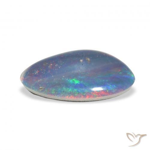 Triplet d'opale Multicolore naturelle Fantaisie, 3.54 ct, Opaque