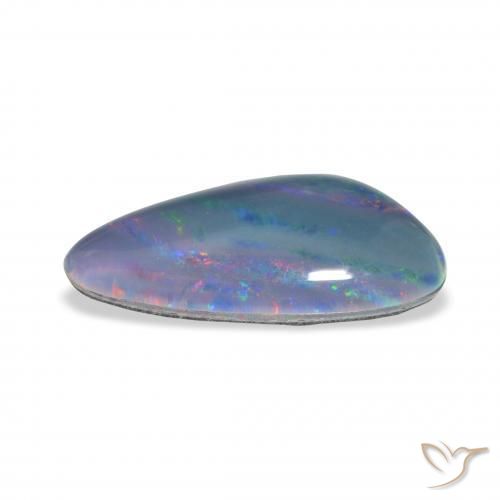 Triplet d'opale Multicolore naturelle Fantaisie, 4.33 ct, Opaque