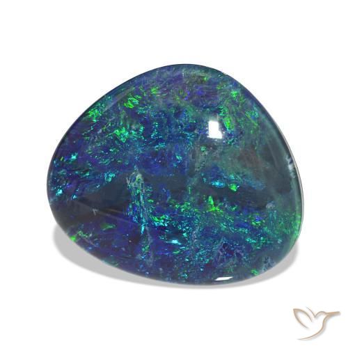 Triplet d'opale Multicolore naturelle Fantaisie, 8.36 ct, Opaque