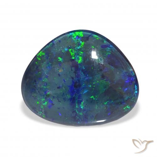 Triplet d'opale Multicolore naturelle Fantaisie, 8.62 ct, Opaque