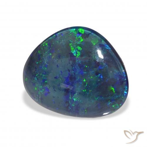 Triplet d'opale Multicolore naturelle Fantaisie, 8.62 ct, Opaque