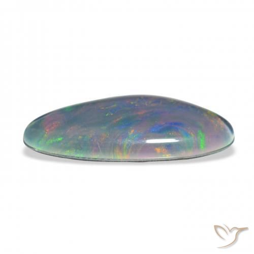 Triplet d'opale Multicolore naturelle Fantaisie, 7.83 ct, Opaque